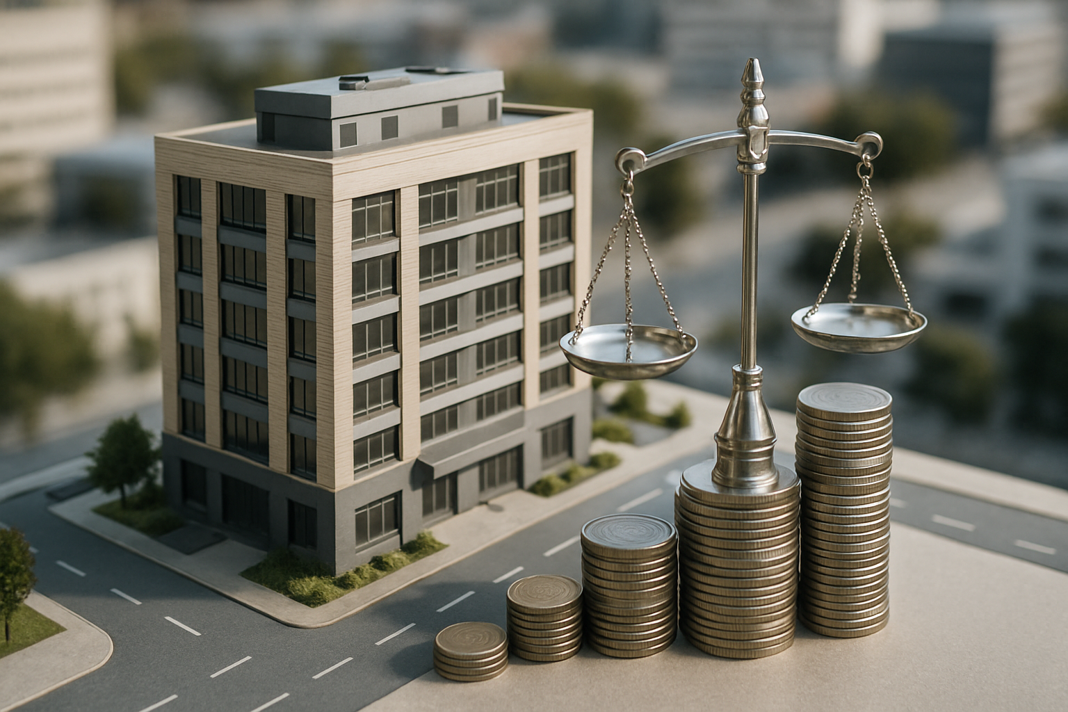 Gráfico del impacto del coste de la deuda en la valoración de activos logísticos en España