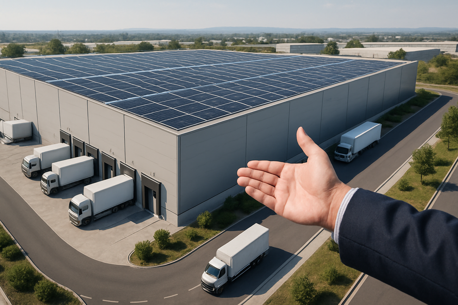 Nave logística prime en España atractiva para SCPI con contrato de arrendamiento a largo plazo